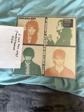 Inhaler it won’t always be like this limited Irish exclusive green marble vinyl